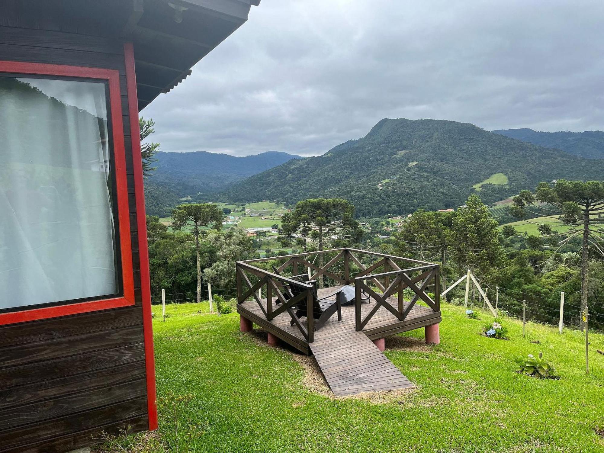 Chales Incriveis Com Banheira De Hidromassagem E Vista Encantadora Urubici Buitenkant foto